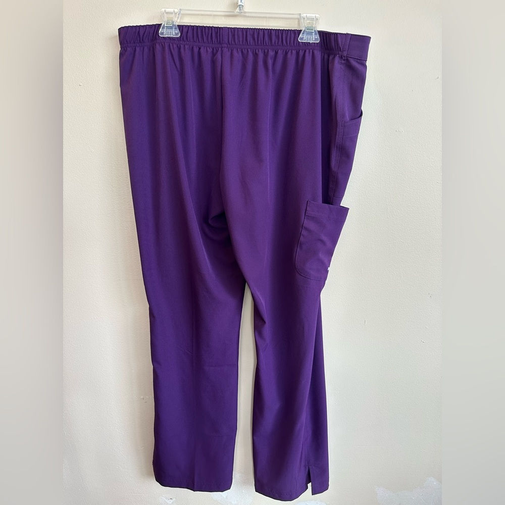Skechers Eggplant Scrub Pants - Picture 3 of 3